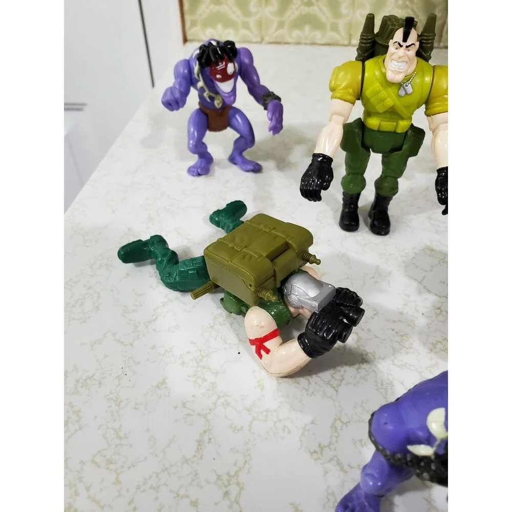 Small Soldiers Toys Action Figurines Vintage 1998 Lot Of 6 Burger King Gorgonite